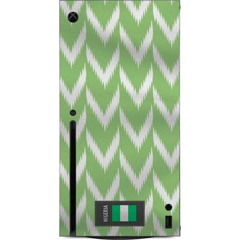 Nigeria Soccer Flag Xbox Series X Console Skin