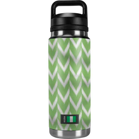 Nigeria Soccer Flag YETI Rambler 26oz Bottle Skin