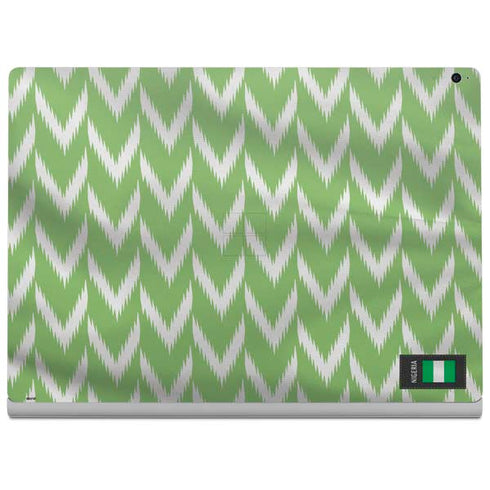 Nigeria Soccer Flag Surface Book 2 15in Skin