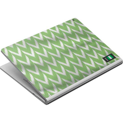 Nigeria Soccer Flag Surface Book Skin