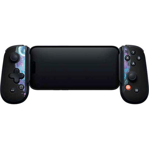 Night Wolf by Sheena Pike Backbone One for iPhone Game Controller Skin