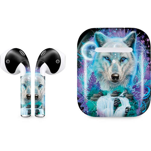 Night Wolf by Sheena Pike Apple AirPods 2 Skin