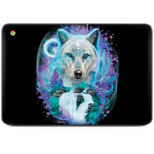 Night Wolf by Sheena Pike HP Chromebook Skin