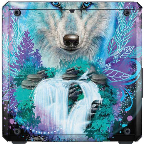 Night Wolf by Sheena Pike Cooler Master MasterBox Q300L Mini Tower Skin