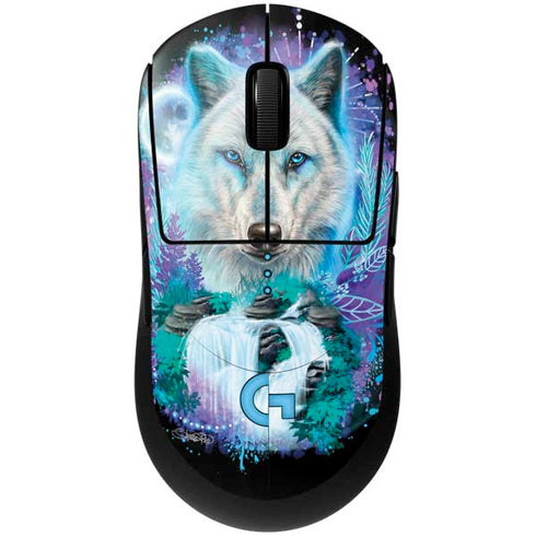 Night Wolf by Sheena Pike G Pro Wireless Gaming Mouse Skin