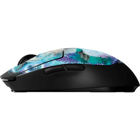 Night Wolf by Sheena Pike G Pro Wireless Gaming Mouse Skin