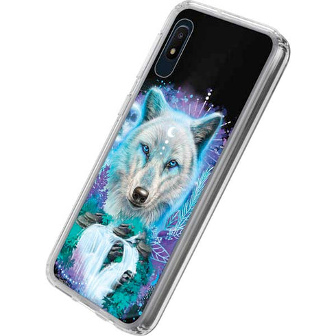 Night Wolf by Sheena Pike Galaxy A10e Clear Case