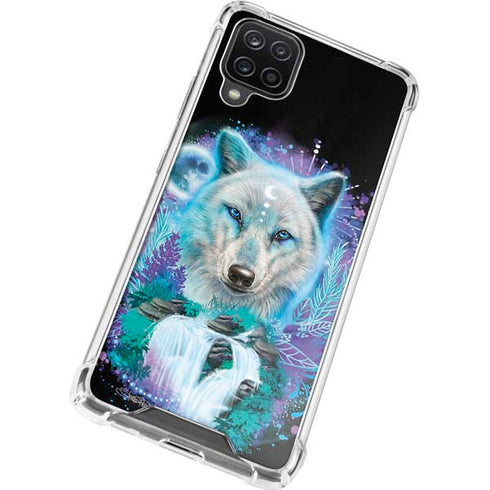 Night Wolf by Sheena Pike Galaxy A12 Clear Case