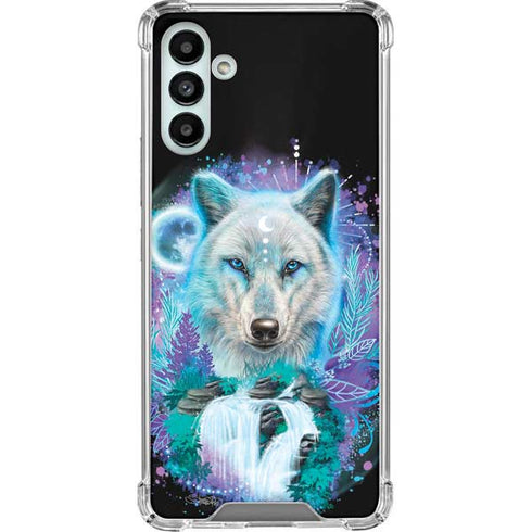 Night Wolf by Sheena Pike Galaxy A13 5G Clear Case