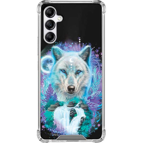 Night Wolf by Sheena Pike Galaxy A14 5G Clear Case