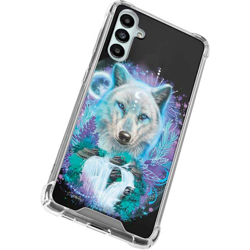 Night Wolf by Sheena Pike Galaxy A14 5G Clear Case
