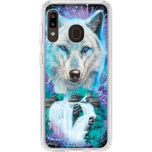 Night Wolf by Sheena Pike Galaxy A20 Clear Case
