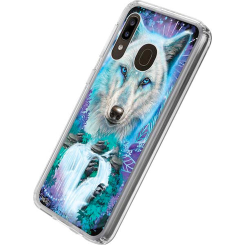 Night Wolf by Sheena Pike Galaxy A20 Clear Case
