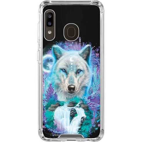 Night Wolf by Sheena Pike Galaxy A30 Clear Case