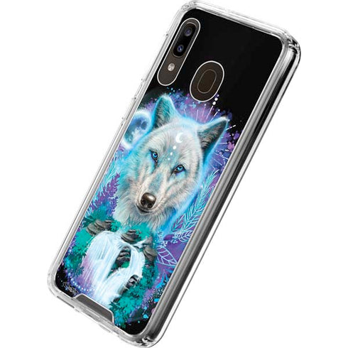 Night Wolf by Sheena Pike Galaxy A30 Clear Case