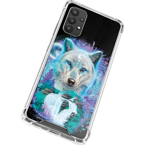 Night Wolf by Sheena Pike Galaxy A32 5G Clear Case