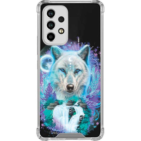 Night Wolf by Sheena Pike Galaxy A53 5G Clear Case