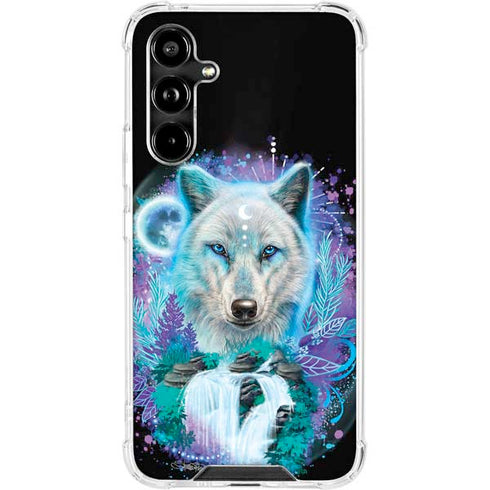 Night Wolf by Sheena Pike Galaxy A54 5G Clear Case