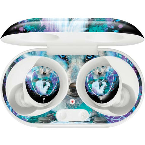 Night Wolf by Sheena Pike Galaxy Buds Plus Skin