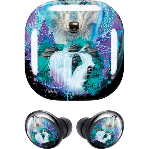 Night Wolf by Sheena Pike Galaxy Buds Pro Skin