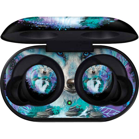 Night Wolf by Sheena Pike Galaxy Buds Skin