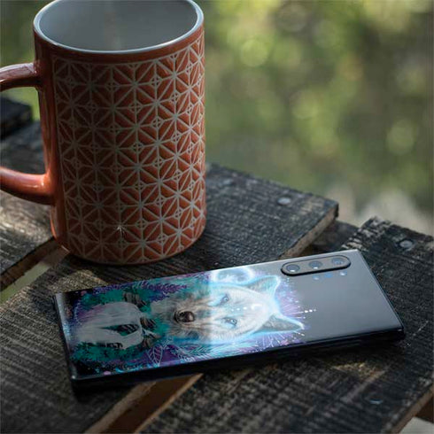Night Wolf by Sheena Pike Galaxy Note 10 Plus Skin