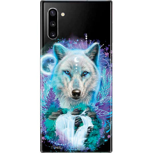 Night Wolf by Sheena Pike Galaxy Note 10 Skin