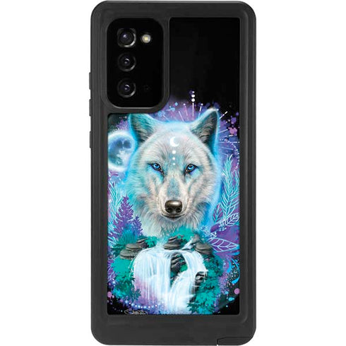 Night Wolf by Sheena Pike Galaxy Note20 5G Waterproof Case