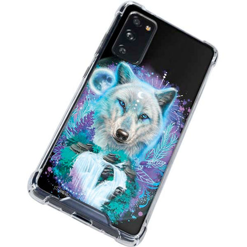 Night Wolf by Sheena Pike Galaxy S20 FE Clear Case