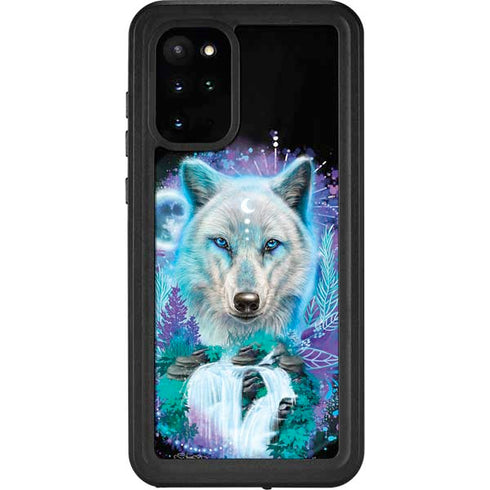 Night Wolf by Sheena Pike Galaxy S20 Plus Waterproof Case