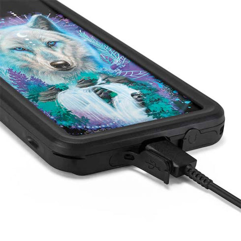 Night Wolf by Sheena Pike Galaxy S20 Plus Waterproof Case