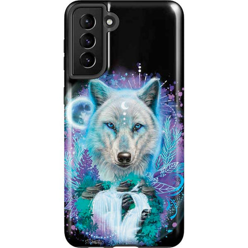 Night Wolf by Sheena Pike Galaxy S21 FE Pro Case