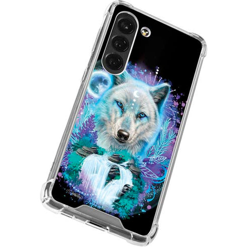Night Wolf by Sheena Pike Galaxy S23 Clear Case
