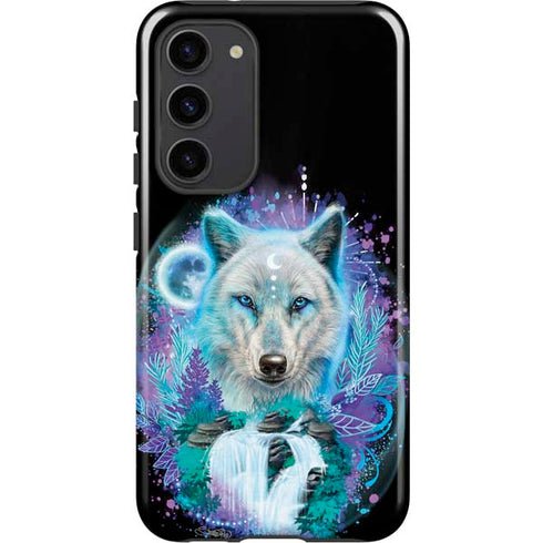 Night Wolf by Sheena Pike Galaxy S23 Plus Pro Case