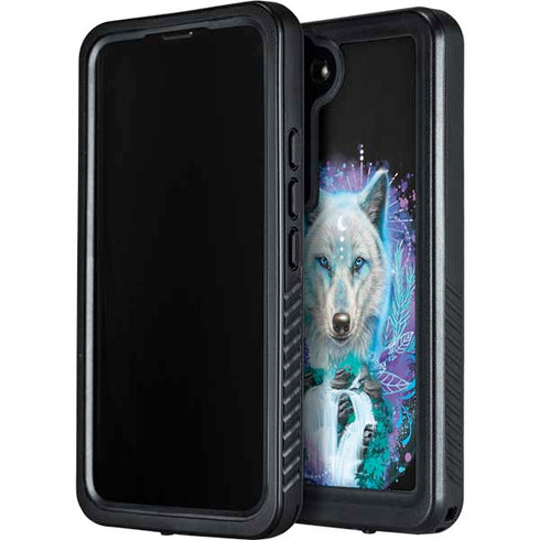 Night Wolf by Sheena Pike Galaxy S23 Plus Waterproof Case