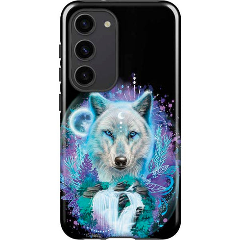 Night Wolf by Sheena Pike Galaxy S23 Pro Case