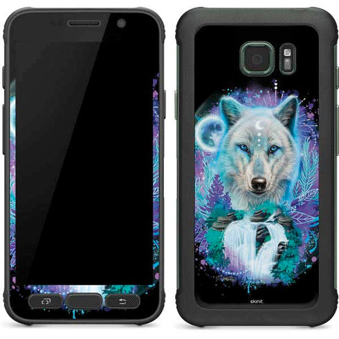 Night Wolf by Sheena Pike Galaxy S7 Active Skin