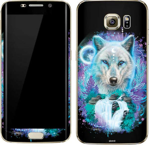 Night Wolf by Sheena Pike Galaxy S7 Edge Skin