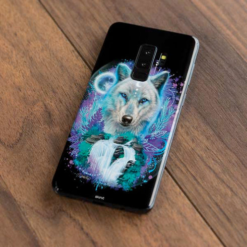 Night Wolf by Sheena Pike Galaxy S9 Plus Skin