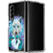 Night Wolf by Sheena Pike Galaxy Z Fold4 5G Clear Case