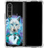Night Wolf by Sheena Pike Galaxy Z Fold4 5G Clear Case