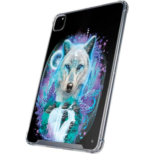 Night Wolf by Sheena Pike iPad Pro 12.9in (2020) Clear Case
