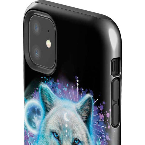 Night Wolf by Sheena Pike iPhone 11 Impact Case