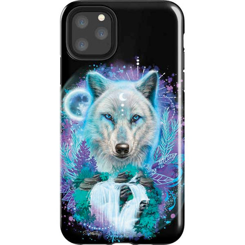 Night Wolf by Sheena Pike iPhone 11 Pro Max Impact Case