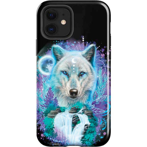 Night Wolf by Sheena Pike iPhone 12 Impact Case