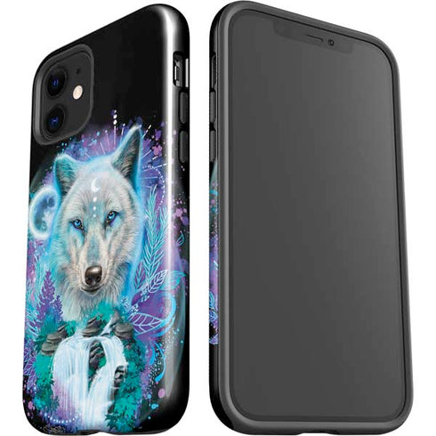 Night Wolf by Sheena Pike iPhone 12 Impact Case