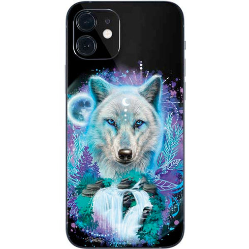 Night Wolf by Sheena Pike iPhone 12 Skin