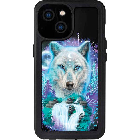 Night Wolf by Sheena Pike iPhone 13 Mini Waterproof Case