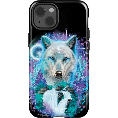 Night Wolf by Sheena Pike iPhone 15 Impact Case
