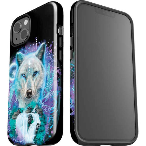 Night Wolf by Sheena Pike iPhone 14 Impact Case